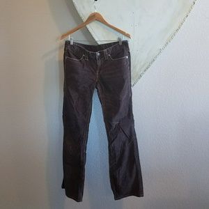 Chocolate brown bootcut cords